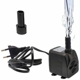 DIFCUL Mini Wasserpumpe Aquarium Klein Tauchpumpe 450L/H 10W Ultra Leises Aquariumpump Springbrunnen pumpe mit 1.5m Netzkabel für Teich Garten Hydroponiksystem