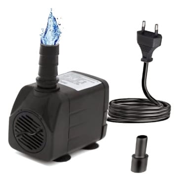 Mini Wasserpumpe Aquarium Klein Tauchpumpe 600L/H 10W Ultra Leises Aquariumpump Springbrunnen pumpe mit 1.4m Netzkabel für Teich Garten Hydroponiksystem AC220-240V