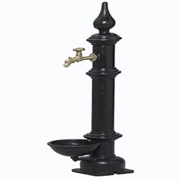 PUTEUS STANDBRUNNEN 122 x 44 cm Alstadt-Nostalgiebrunnen Grauguss grün