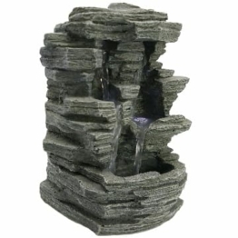 Zen‘Light SCFR150 Grand Canyon Brunnen, Grau, Stein, 19 x 16 x 28 cm