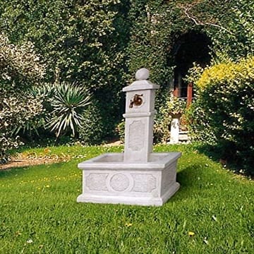 pompidu-living Standbrunnen MARINELLA H 100 Farbe Crème antik versiegelt