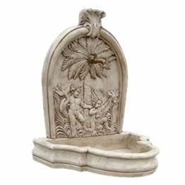 pompidu-living Wandbrunnen Taormina H 125 Farbe Crème antik versiegelt